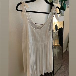 White beach cover up